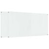 vidaXL K&uuml;chenr&uuml;ckwand 2 pcs Transparent 120 x 60 cm Geh&auml;rtetes Glas