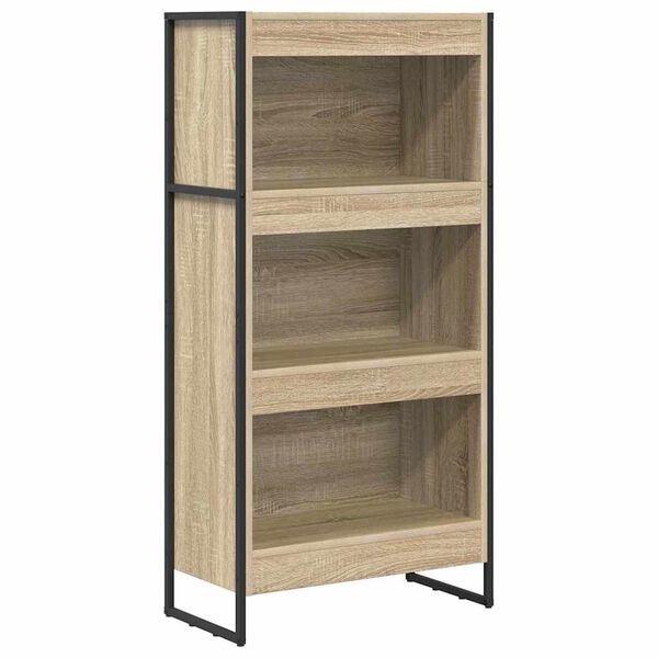 vidaXL B&uuml;cherregal Sonoma 80 x 30 x 155 cm Holzwerkstoff