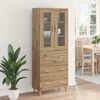 vidaXL Highboard mit Schubladen Artisan-Eiche 69,5 x 34 x 180 cm