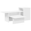 vidaXL Konsolentisch Wei&szlig; 91,5 x 35 x 38,5 cm Holzwerkstoff