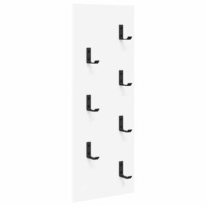 vidaXL Wandmontierter nachttisch Wei&szlig; 30 x 1,5 x 80 cm Holzwerkstoff