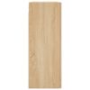 vidaXL Wandschr&auml;nke 2 Stk. Sonoma-Eiche Holzwerkstoff