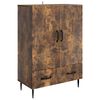 vidaXL Sideboard Ger&auml;ucherte Eiche 66 x 34,5 x 95 cm Holzwerkstoff