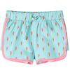 Kindershorts mit Kordelzug Helles Minzgr&uuml;n 116