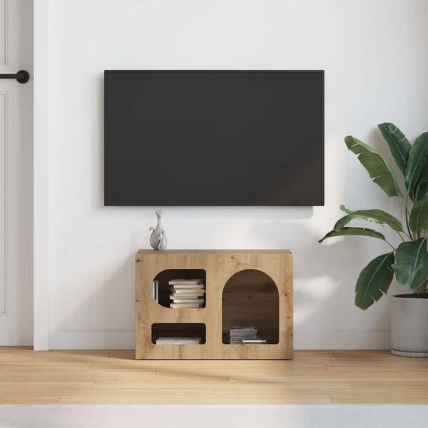 vidaXL TV-Schr&auml;nk Artisan-Eiche 60 x 35 x 40 cm Holzwerkstoff