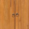 vidaXL Schrank mit Yin-Yang-Regal 70x30x130 cm Teak Massivholz