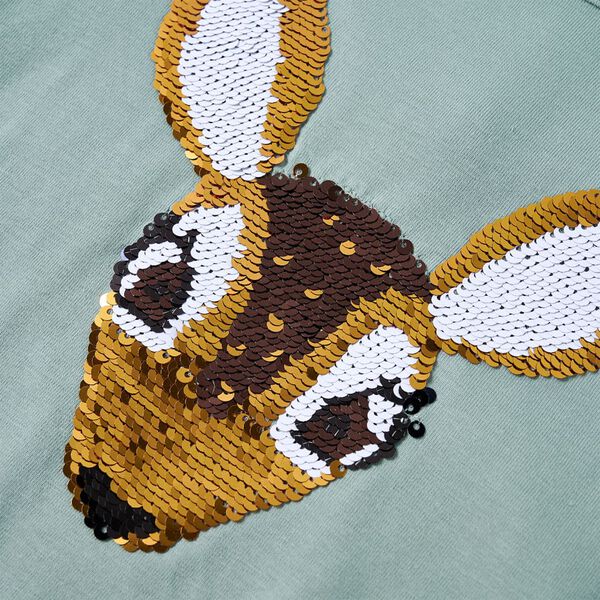 Kinder-Langarmshirt Minzgr&uuml;n 116