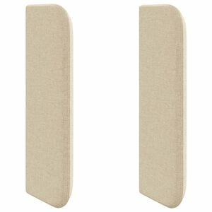 vidaXL Kopfteil Ohr Creme 40,5 x 40,5 x 4 cm Stoff