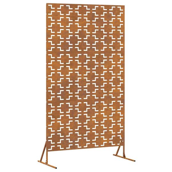 vidaXL Sichtschutz Grau 100 x 50 x 180 cm Stahl