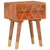 vidaXL Nachttisch 43&times;30&times;58 cm Massivholz Mango