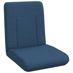vidaXL Verstellbarer Fu&szlig;sessel Blau Stoff