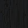 vidaXL Hochbeet Latten-Design Schwarz 100x50x70 cm Massivholz Kiefer