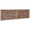 vidaXL Bettkopfteil Natur Massivholz Teak