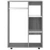 vidaXL Kleiderschrank Grau Sonoma 80x40x110 cm Holzwerkstoff