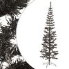 vidaXL Schlanker Weihnachtsbaum Schwarz 240 cm