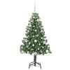 vidaXL Weihnachtsbaum mit 150 LEDs mit St&auml;nder Gr&uuml;n 150 cm PVC