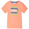 Kinder-T-Shirt Neonorange 104