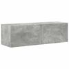 vidaXL TV-Schrankset Wandmontiert 5 pcs Beton Grau Holzwerkstoff