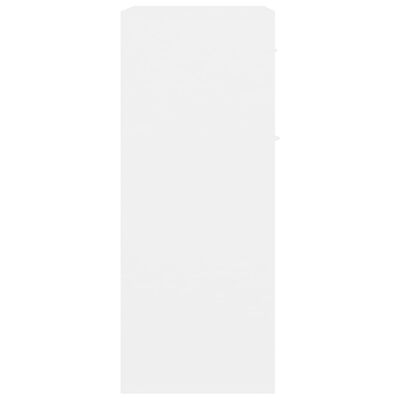 vidaXL Sideboard Weiß 60x30x75 cm Holzwerkstoff