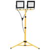 vidaXL LED-Fluter mit Stativ 2x100 W Kaltwei&szlig;