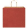 vidaXL Papiertragetaschen 50 Stk. mit Henkeln Rot 32x22x28 cm
