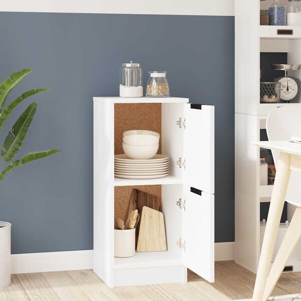 vidaXL Sideboard Wei&szlig; 30x30x70 cm Holzwerkstoff