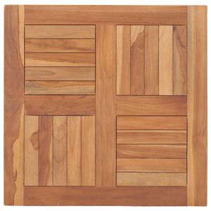 vidaXL Tischplatte Massivholz Teak 60&times;60&times;2,5 cm
