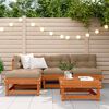 vidaXL Garten-Lounge-Set 13 pcs Wachsbraun Massives Kiefernholz