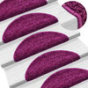 vidaXL Stufenmatten 20 Stk. 56x17x3 cm Violett Halbrund