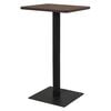 vidaXL Bistrotisch Dunkle Esche 60x60x107 cm
