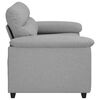 vidaXL 2-Sitzer-Sofa Wolkengrau 120 cm Stoff