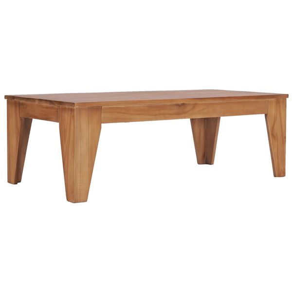 vidaXL Couchtisch 120 x 60 x 40 cm Teak Massivholz