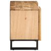 vidaXL TV-Schrank 100x34x46 cm Raues Massives Mangoholz