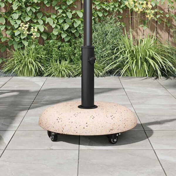 vidaXL Sonnenschirmständer Gelb und Schwarz 45 x 45 x 40 cm