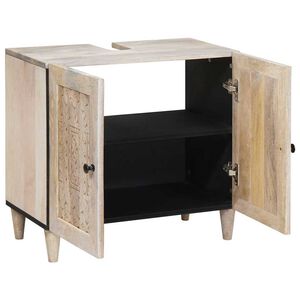 vidaXL Badezimmerschrank Wandmontiert mit T&uuml;r Wei&szlig; 62 x 33 x 58 cm