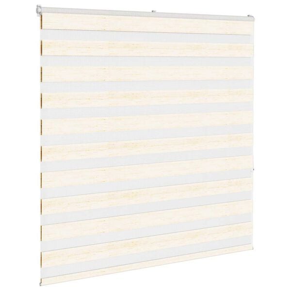 vidaXL Doppelrollo Marmorbeige 150x150cm Stoffbreite 145,9 cm Polyester