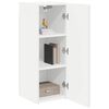 vidaXL TV-Wandschrank 2 pcs Wei&szlig; 30 x 31 x 80 cm Holzwerkstoff