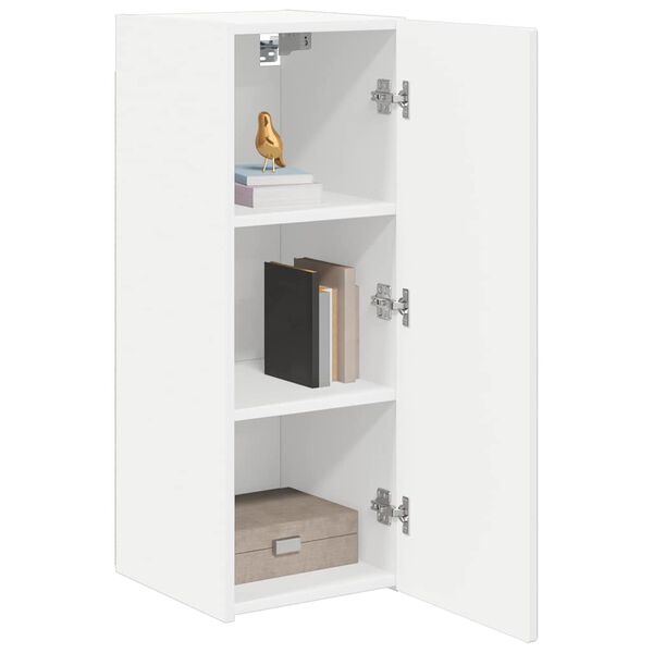 vidaXL TV-Wandschrank 2 pcs Wei&szlig; 30 x 31 x 80 cm Holzwerkstoff