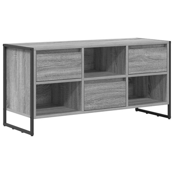 vidaXL TV-Schr&auml;nk Graues Sonoma 100 x 36 x 49,5 cm Holzwerkstoff