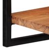 vidaXL Wandregale 2 Stk. 25x25x35 cm Massivholz Akazie und Stahl