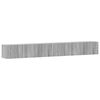 vidaXL 3-tlg. TV-Schrank-Set Grau Sonoma Holzwerkstoff