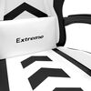 vidaXL Gaming-Stuhl Drehbar Wei&szlig; und Schwarz Kunstleder