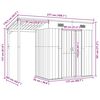 vidaXL Gartenhaus mit Schleppdach Grün 277x107x181 cm Stahl