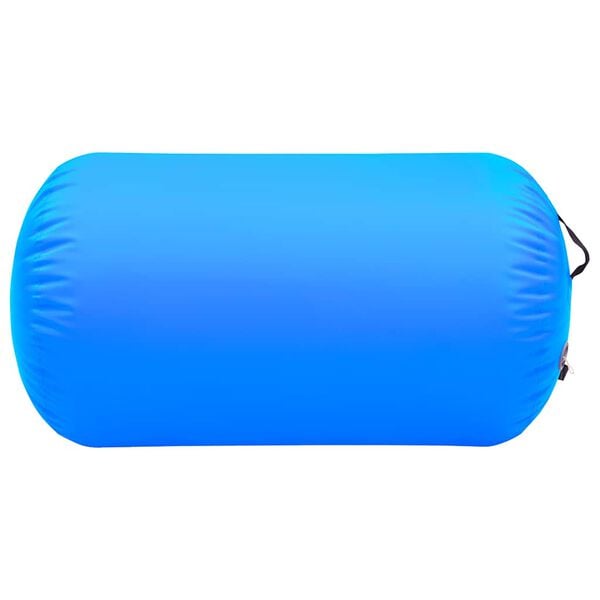vidaXL Aufblasbare Gymnastik-Rolle mit Pumpe 100x60 cm PVC Blau