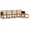 vidaXL Outdoor-Sofagarnitur 5 pcs Natur Massivholz Akazie