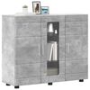 vidaXL Holzschrank Beton Grau 88,5 x 30,5 x 73 cm Holzwerkstoff