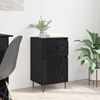 vidaXL Sideboard Schwarz Eichen-Optik 35 x 40 x 70 cm Holzwerkstoff