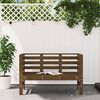 vidaXL Gartenbank Honigbraun 111,5x53x71 cm Massivholz Kiefer