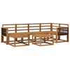 vidaXL Outdoor-Sofagarnitur 7 pcs Natur Massivholz Akazie