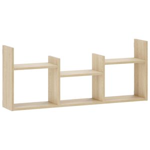 vidaXL Wandregal Sonoma-Eiche 97.5 x 17 x 40 cm Holzwerkstoff